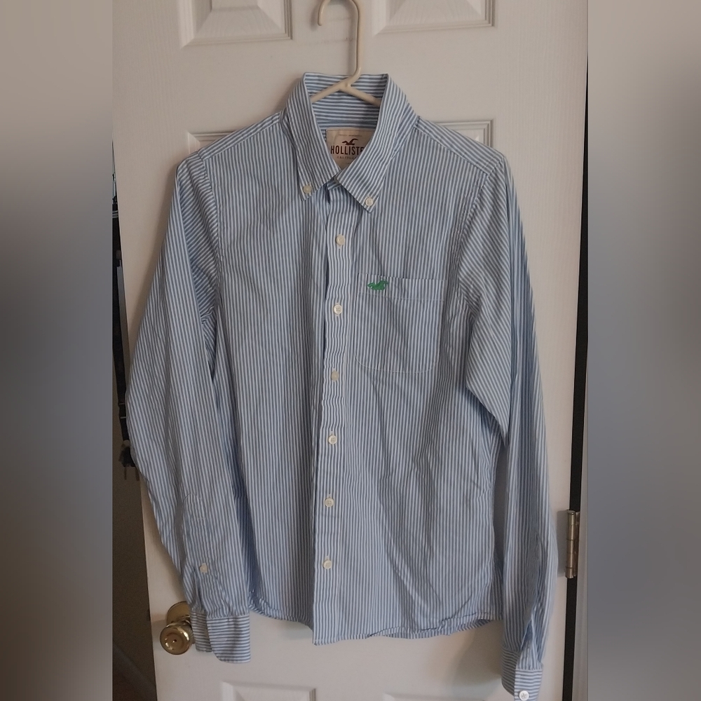 Button Down Pinstripe Shirt by Hollister